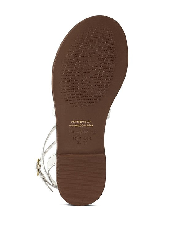 CORRIANE STUD EMBELLISHED SANDALS