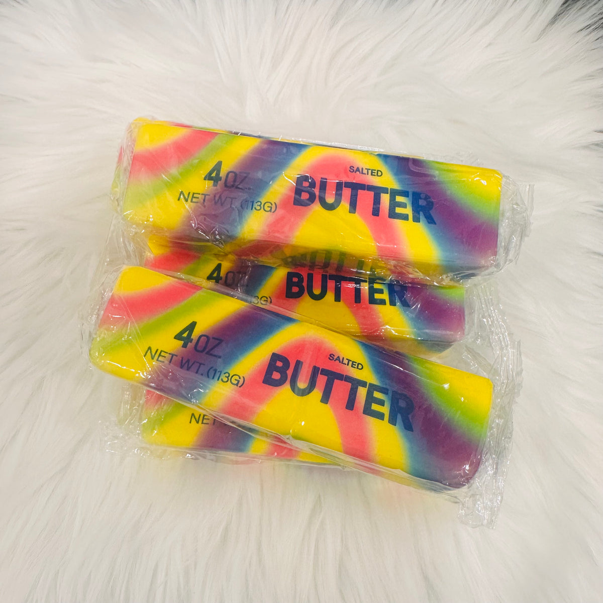 Squishy Toy - Rainbow Butter