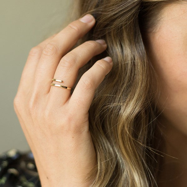 MARIGOLD WRAP AROUND RING