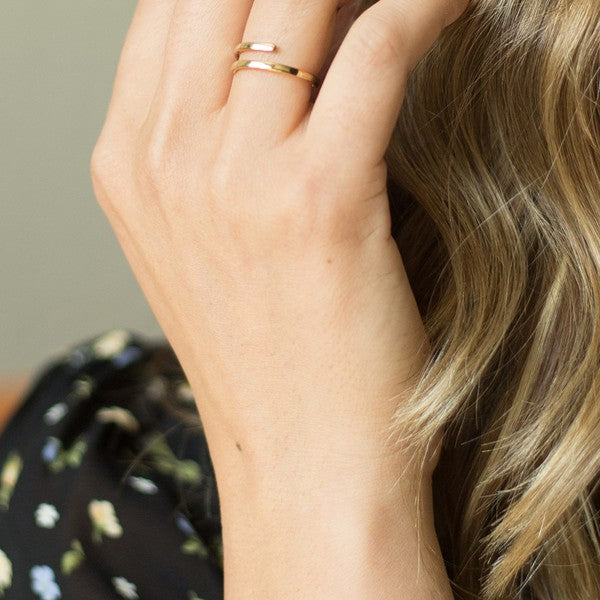 MARIGOLD WRAP AROUND RING