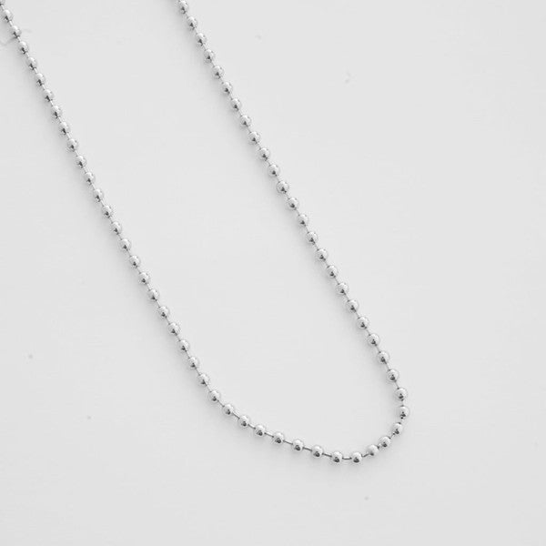 MERCURY BALL CHAIN NECKLACE 3MM