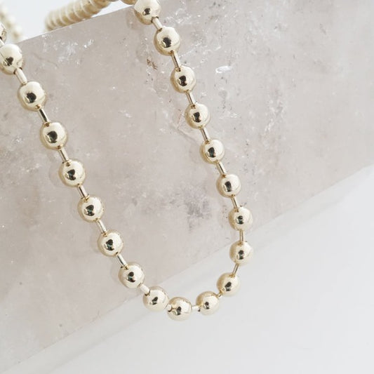 MERCURY BALL CHAIN NECKLACE 3MM