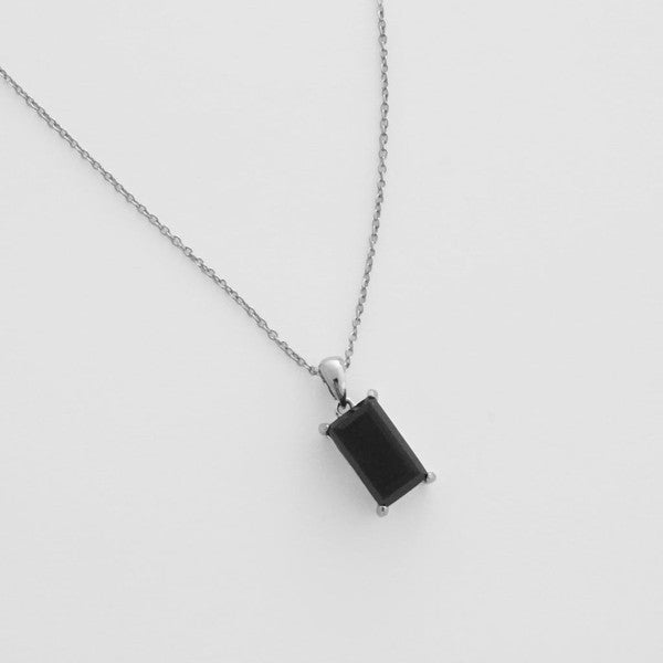 BONBON BLACK CRYSTAL NECKLACE