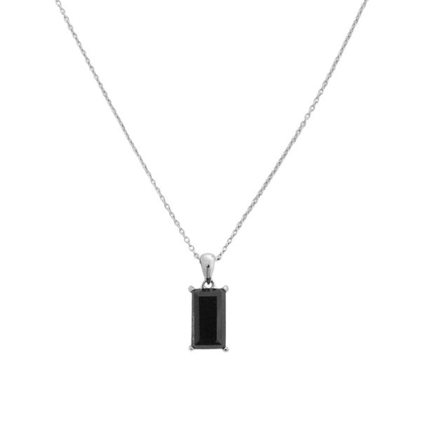 BONBON BLACK CRYSTAL NECKLACE