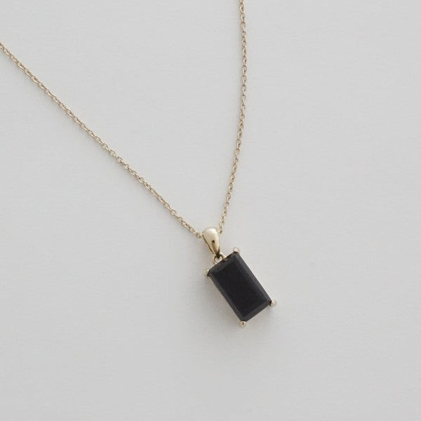 BONBON BLACK CRYSTAL NECKLACE