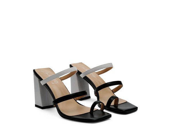 MARVE BLOCK HEEL SANDALS