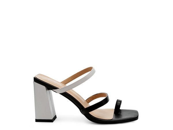 MARVE BLOCK HEEL SANDALS