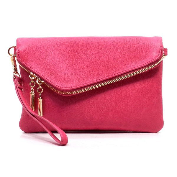 16 COLORS - ENVELOPE FOLDOVER ENVELOPE CLUTCH