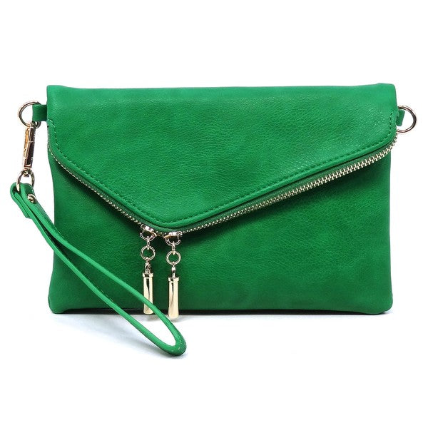 16 COLORS - ENVELOPE FOLDOVER ENVELOPE CLUTCH