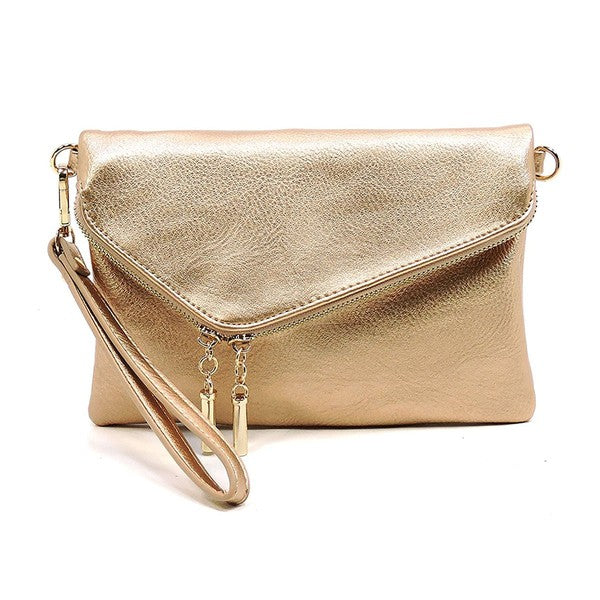 16 COLORS - ENVELOPE FOLDOVER ENVELOPE CLUTCH