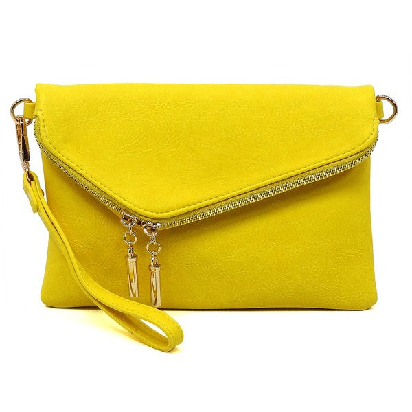 16 COLORS - ENVELOPE FOLDOVER ENVELOPE CLUTCH