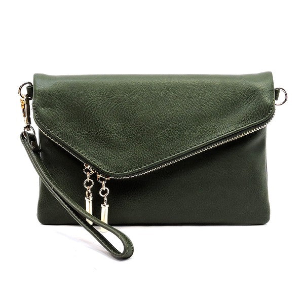 16 COLORS - ENVELOPE FOLDOVER ENVELOPE CLUTCH