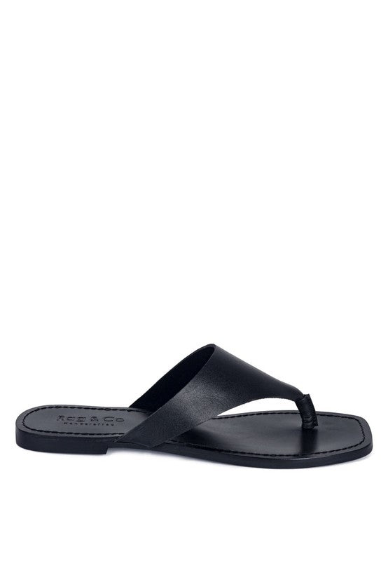 OROFER SOFT LUXURY THONG FLATS *GENUINE LEATHER*