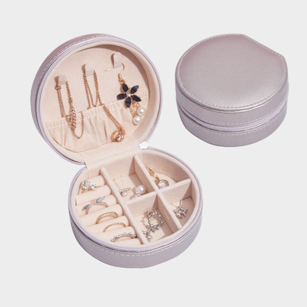 ROUND JEWELRY CASE