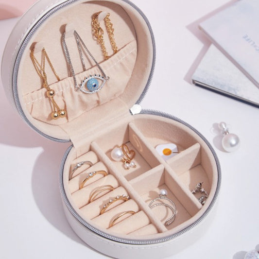 ROUND JEWELRY CASE
