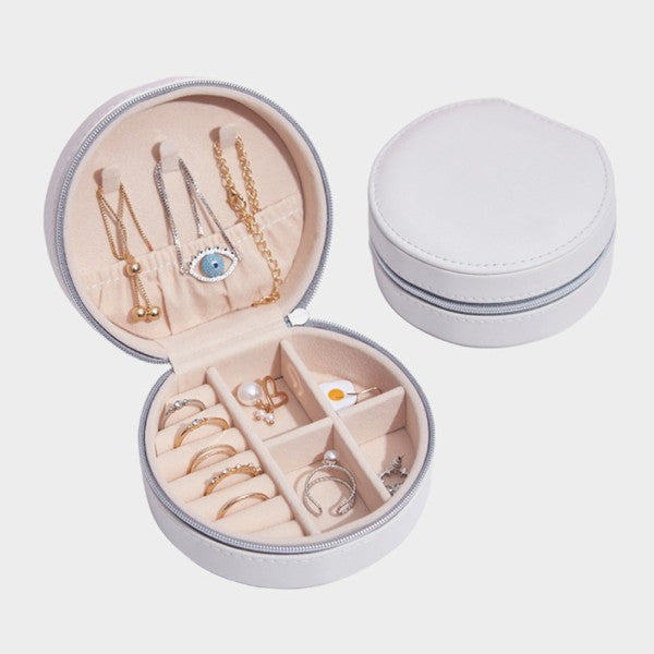 ROUND JEWELRY CASE