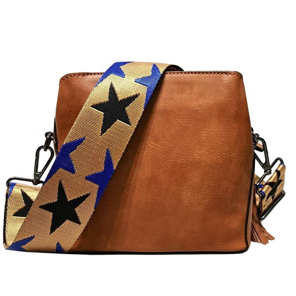 VEGAN LEATHER CROSSBODY BAG