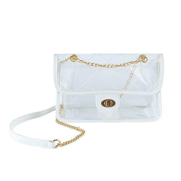 HIGH QUALITY QUILTED CLEAR STADIUM BAG