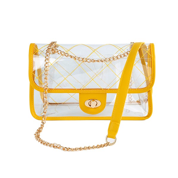 HIGH QUALITY QUILTED CLEAR STADIUM BAG