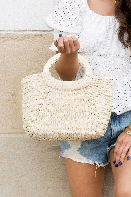 STRAW SINCH TOTE