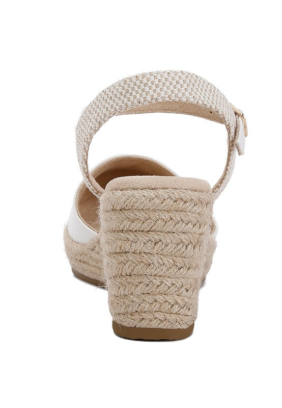 TRAND WEDGE ESPADRILLE SANDALS