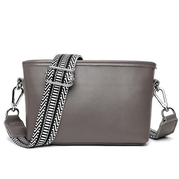 ARIA COMPACT CROSSBODY *GENUINE LEATHER*