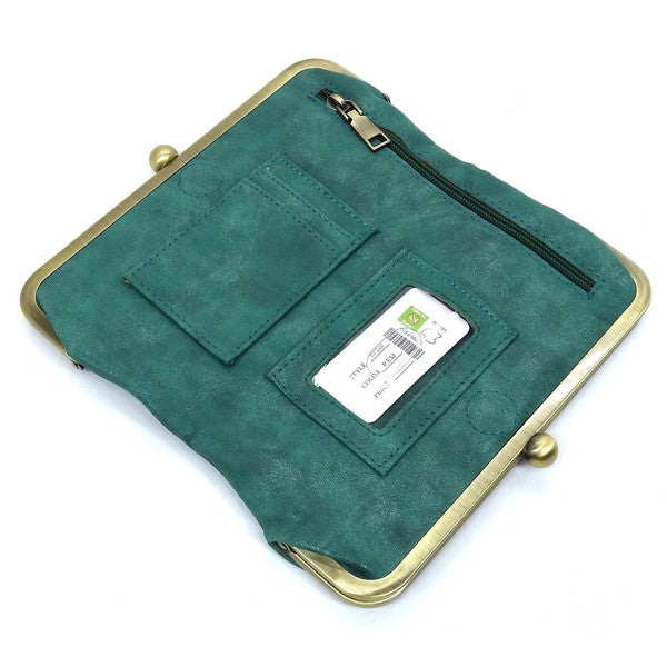 FASHION KISS LOCK CLUTCH WALLET