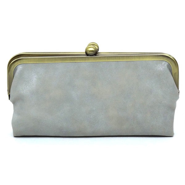 FASHION KISS LOCK CLUTCH WALLET