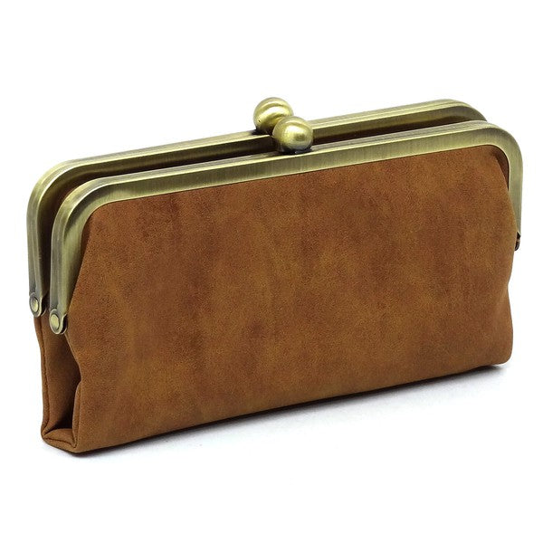 FASHION KISS LOCK CLUTCH WALLET