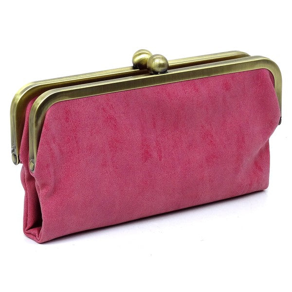 FASHION KISS LOCK CLUTCH WALLET