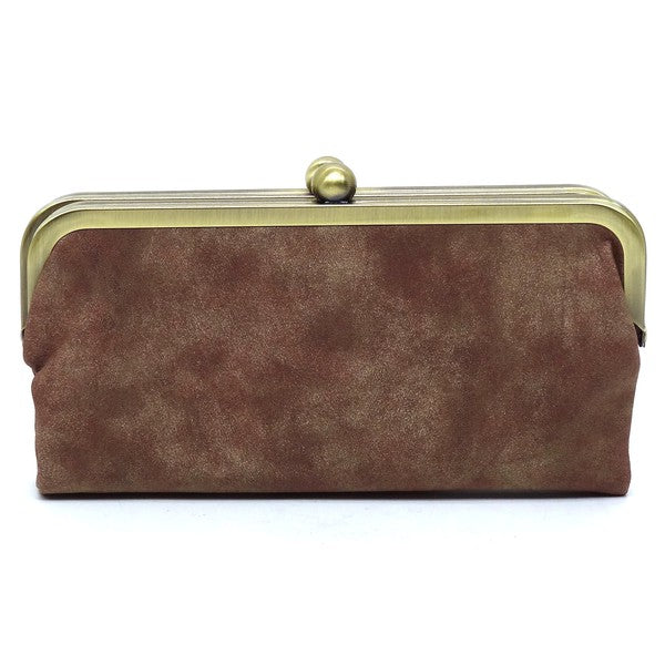 FASHION KISS LOCK CLUTCH WALLET