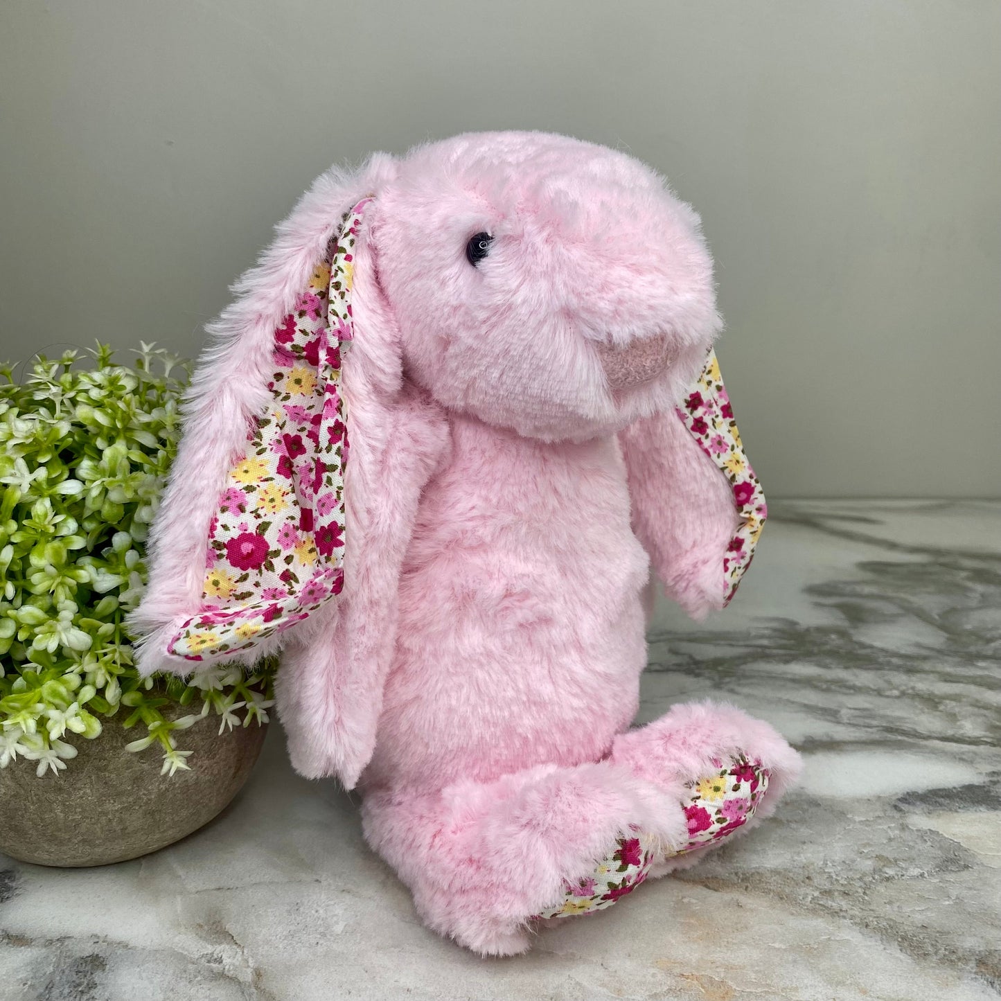 Bunny Floral Plush
