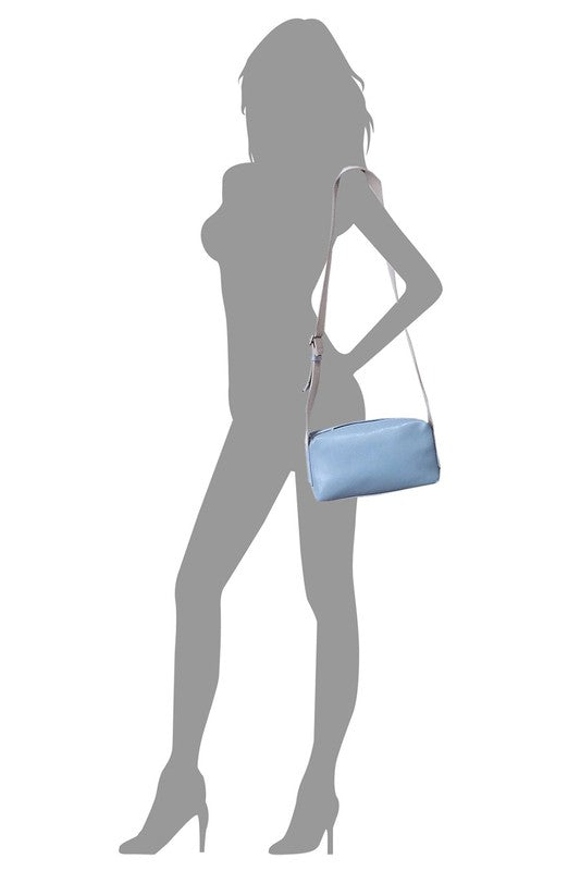 WIDE GUITAR STRAP BOXY CROSSBODY BAG