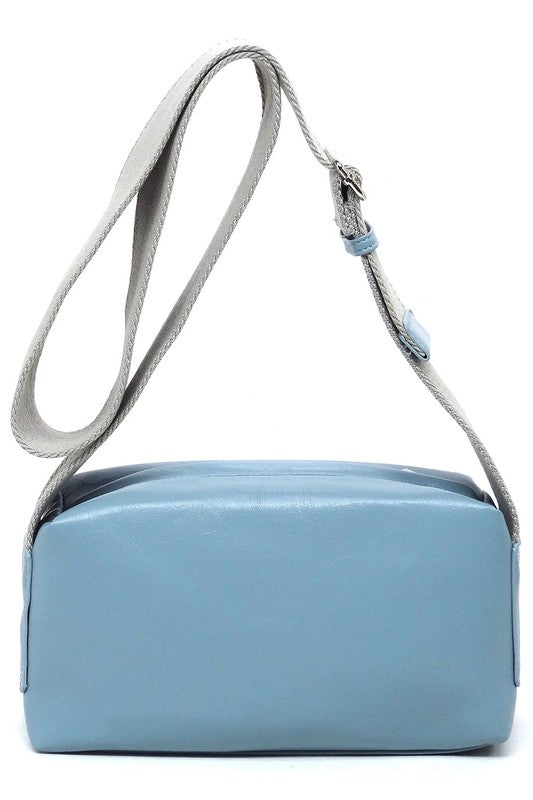 WIDE GUITAR STRAP BOXY CROSSBODY BAG