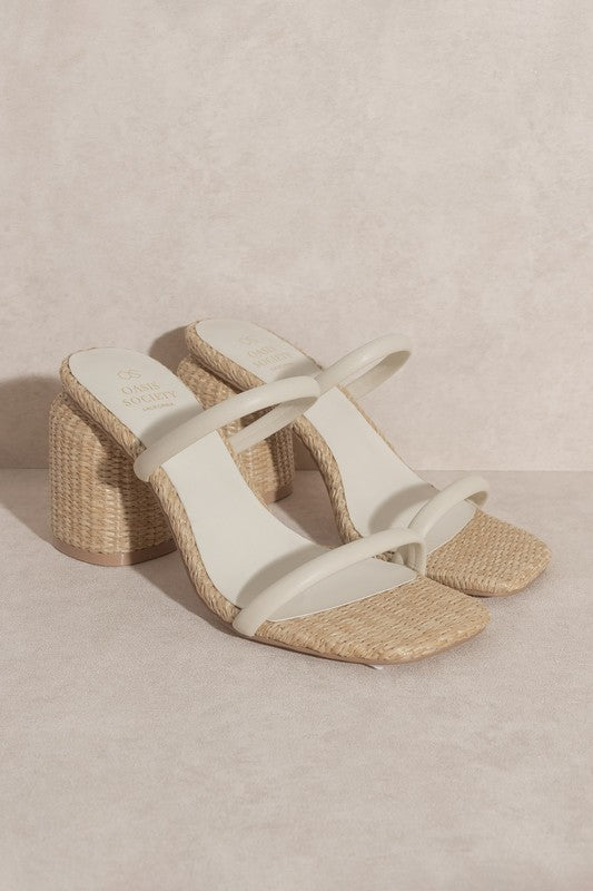OASIS SOCIETY RAFIA SANDALS