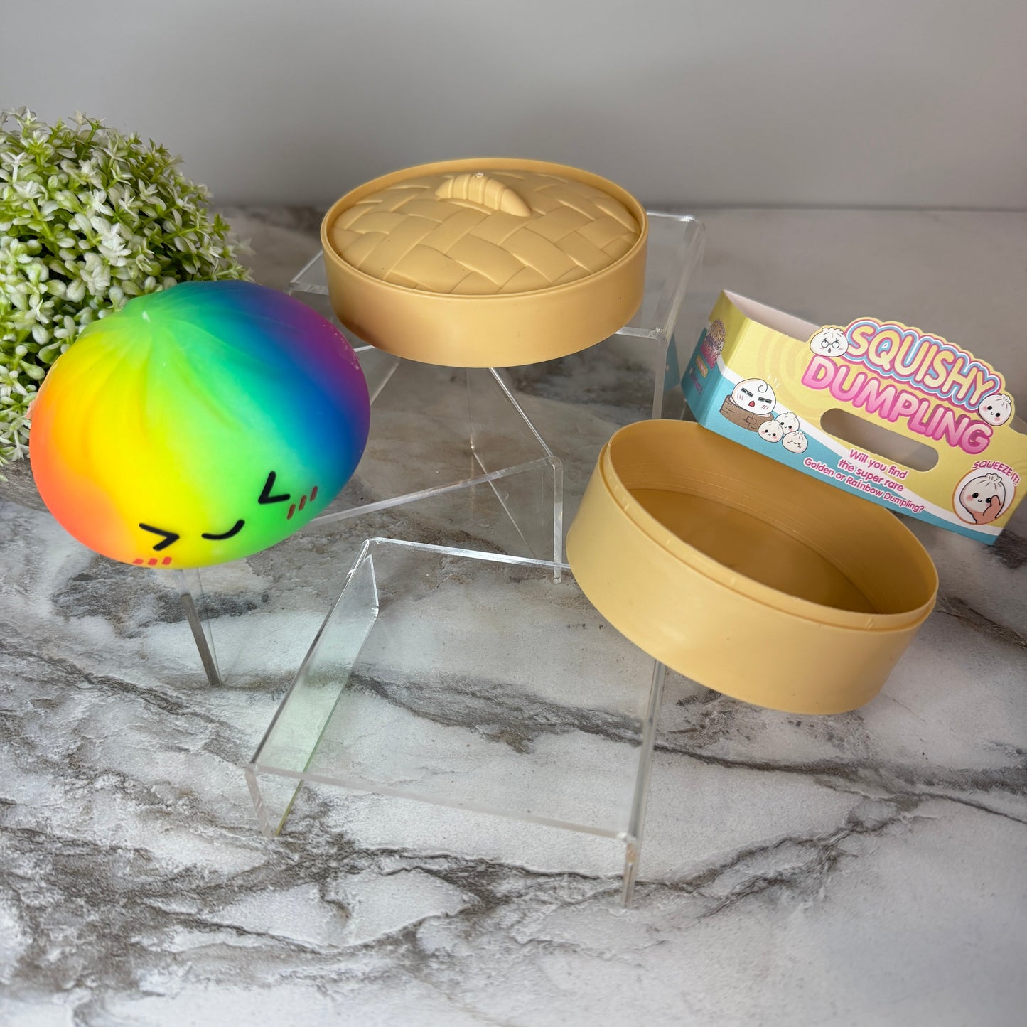 Squishy Toys - Viral Dumpling Rainbow