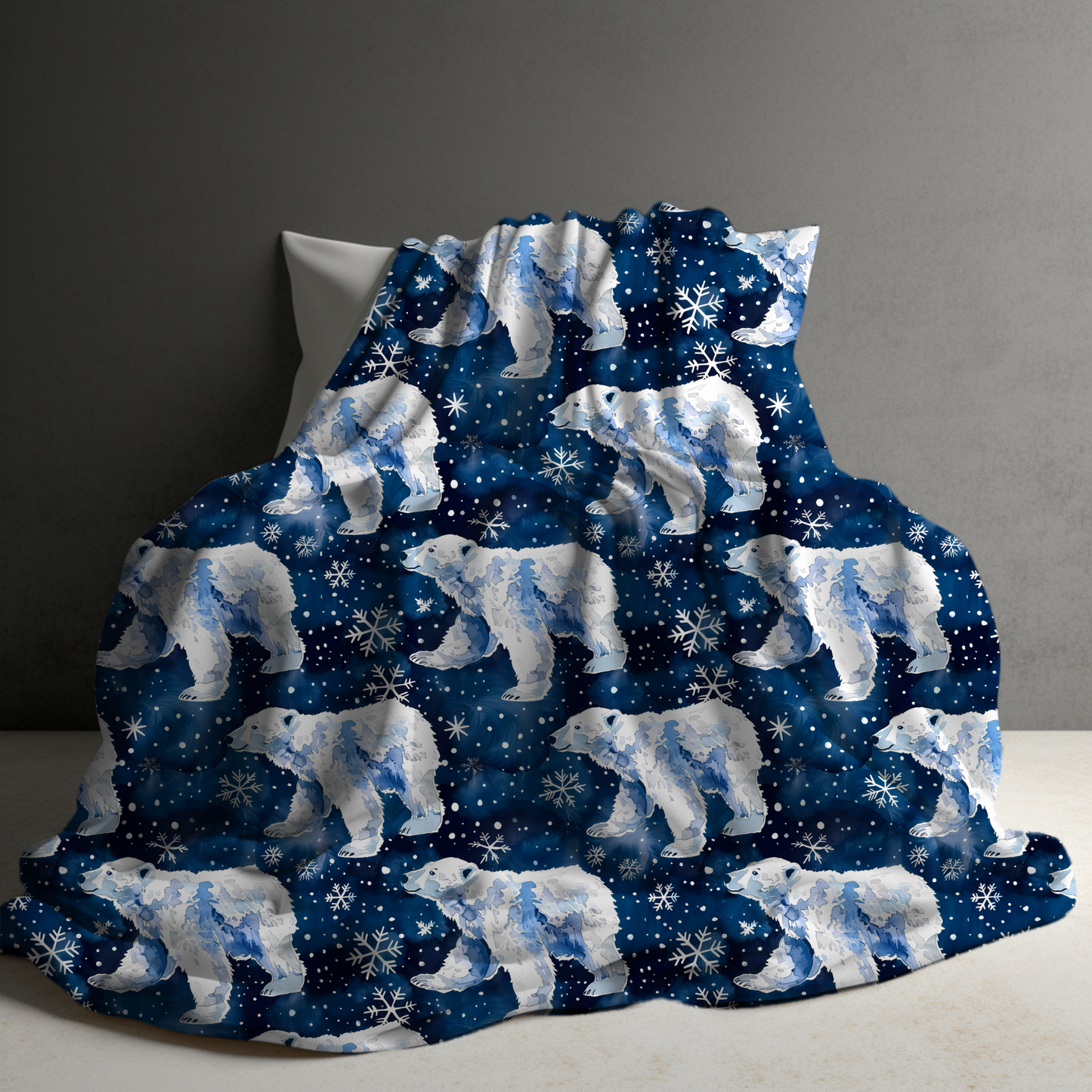 Blanket - Christmas - Polar Bear - PREORDER