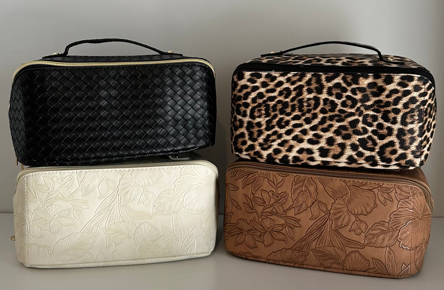 Oversized Flat Lay Cosmetic Bag