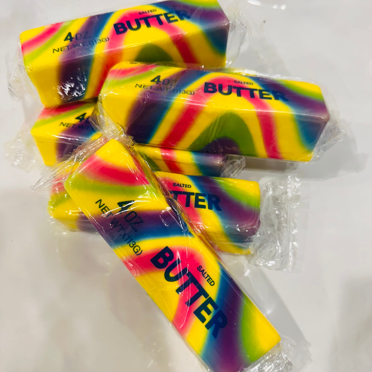 Squishy Toy - Rainbow Butter