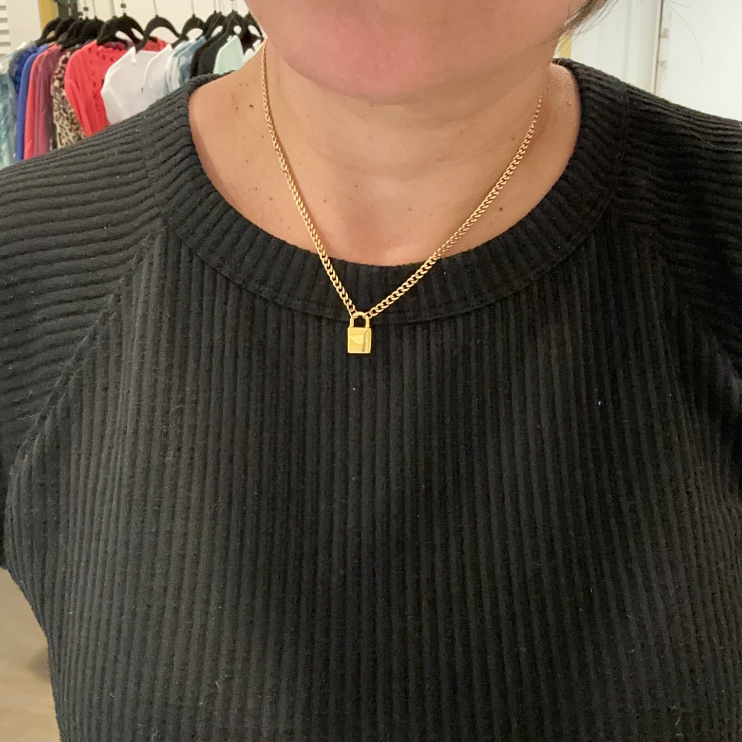 KEY TO MY HEART PENDANT NECKLACE  *WATERPROOF*