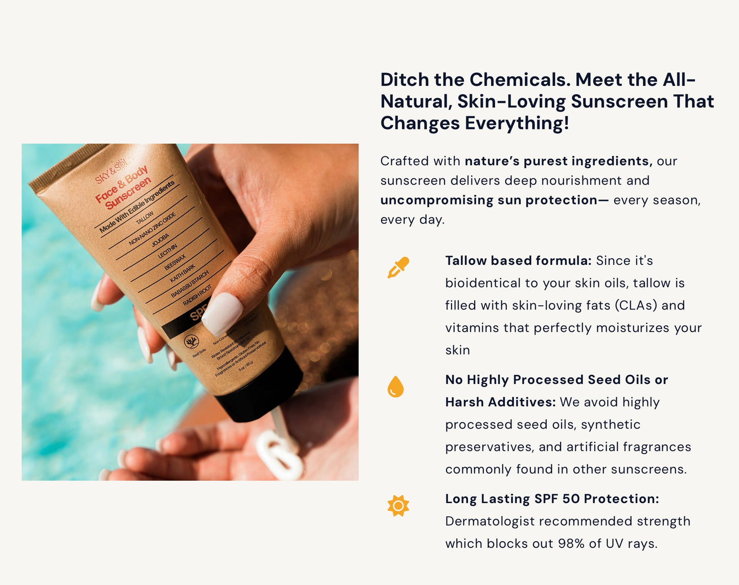 Sky & Sol SPF 30 Face/Body Sunscreen