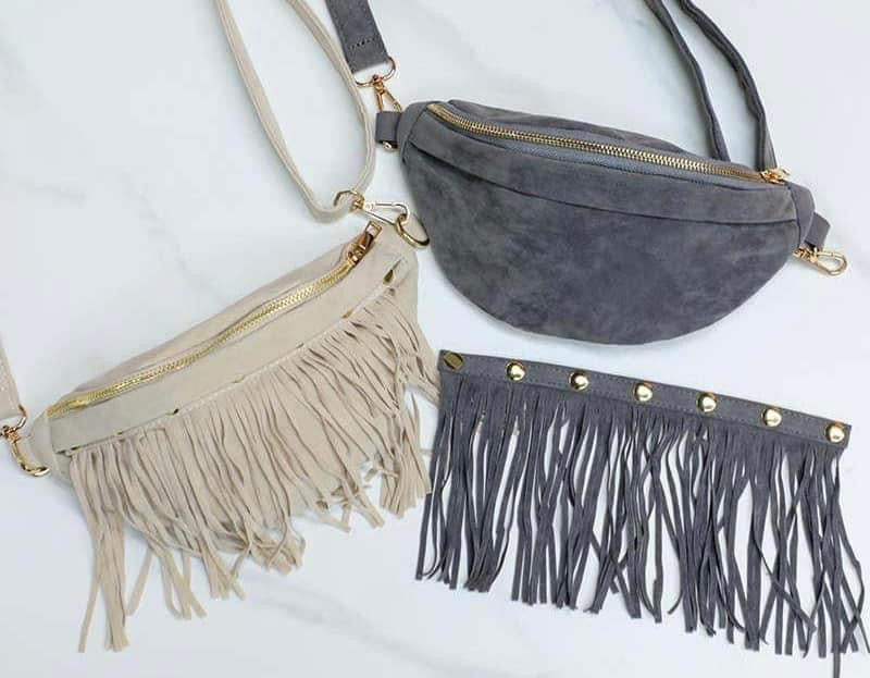 BLACK FRINGE FANNY