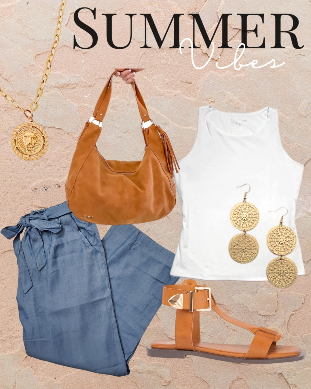 PRETTY SIMPLE HAZEL SUEDE TASSEL HOBO