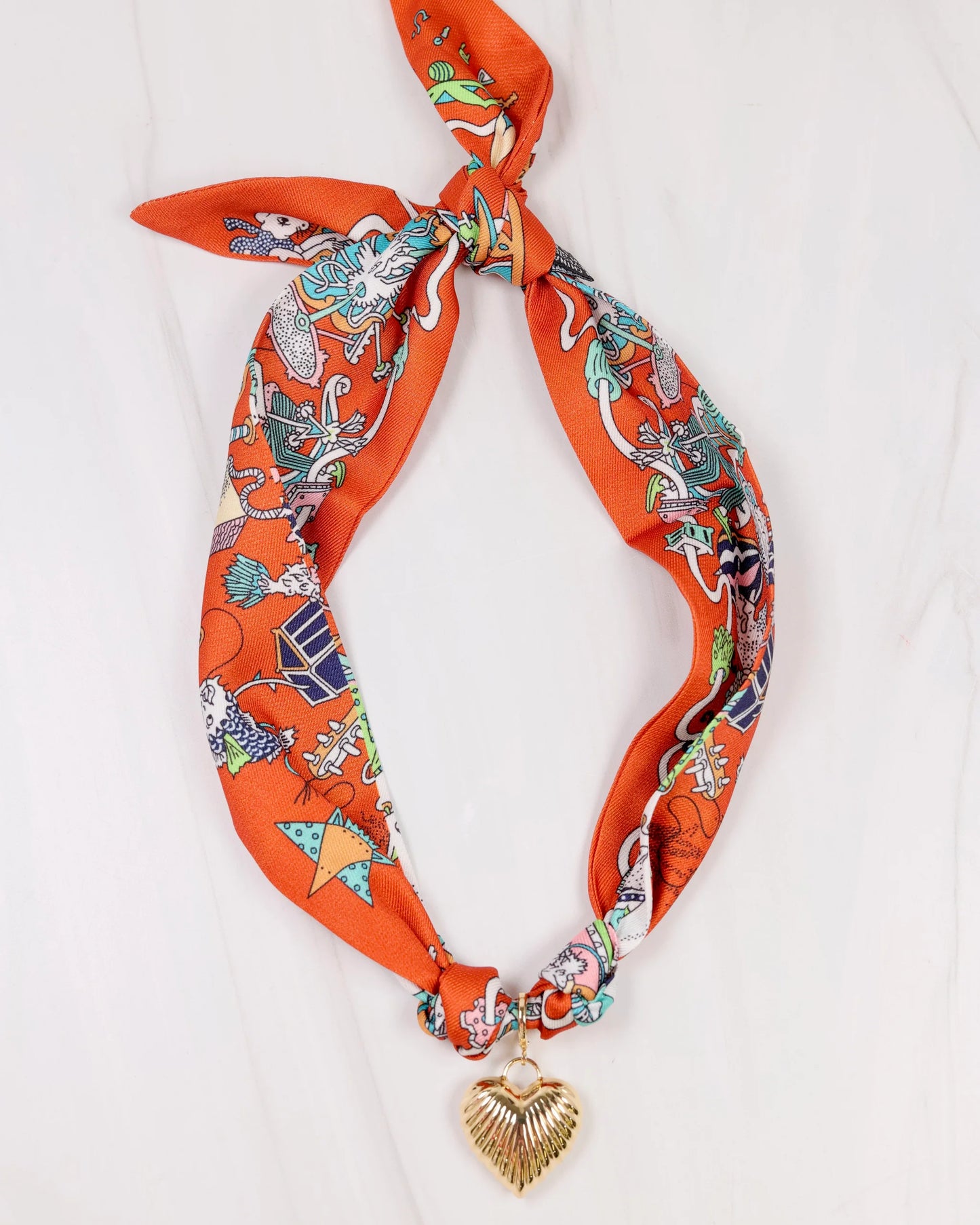 * PRE-ORDER SERAFINA & LILLIE SCARF NECKLACE