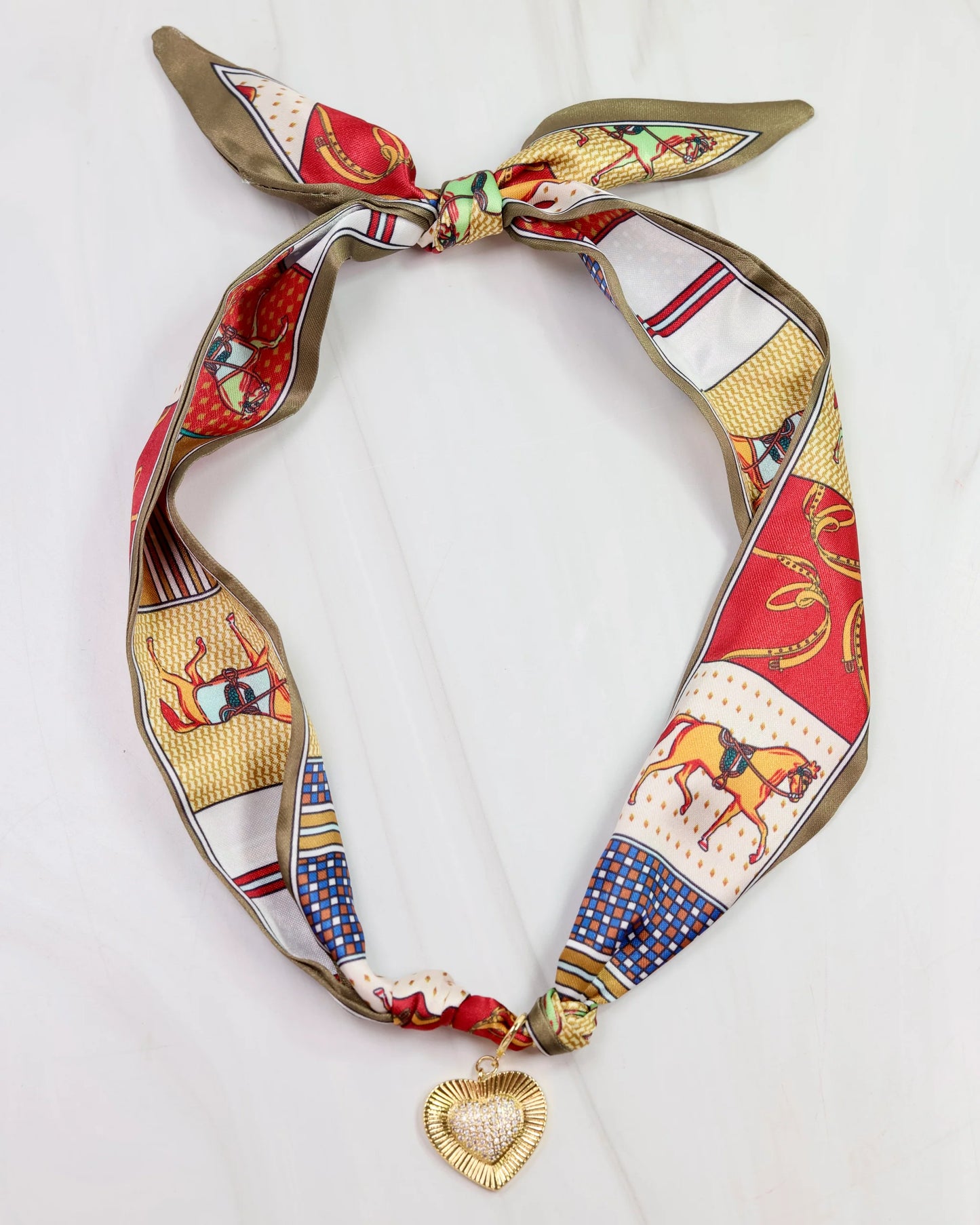 * PRE-ORDER SERAFINA & LILLIE SCARF NECKLACE
