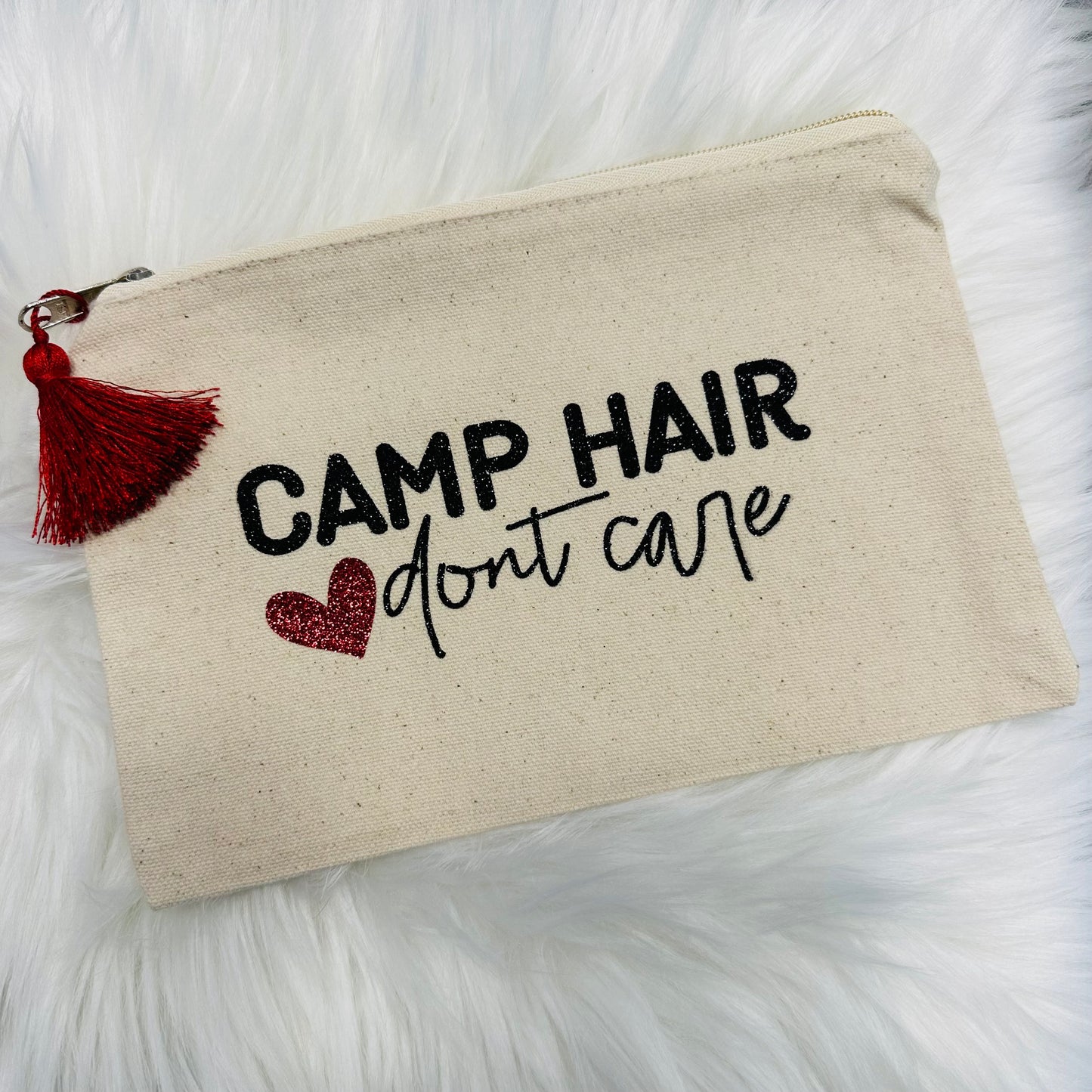 Handmade Canvas Cosmetic Bag/Clutch