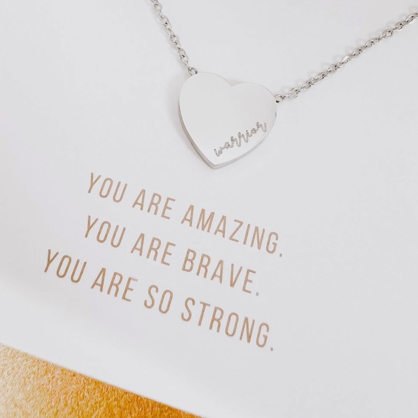 PRETTY SIMPLE SWEET HEART GIFT NECKLACES *WATERPROOF*