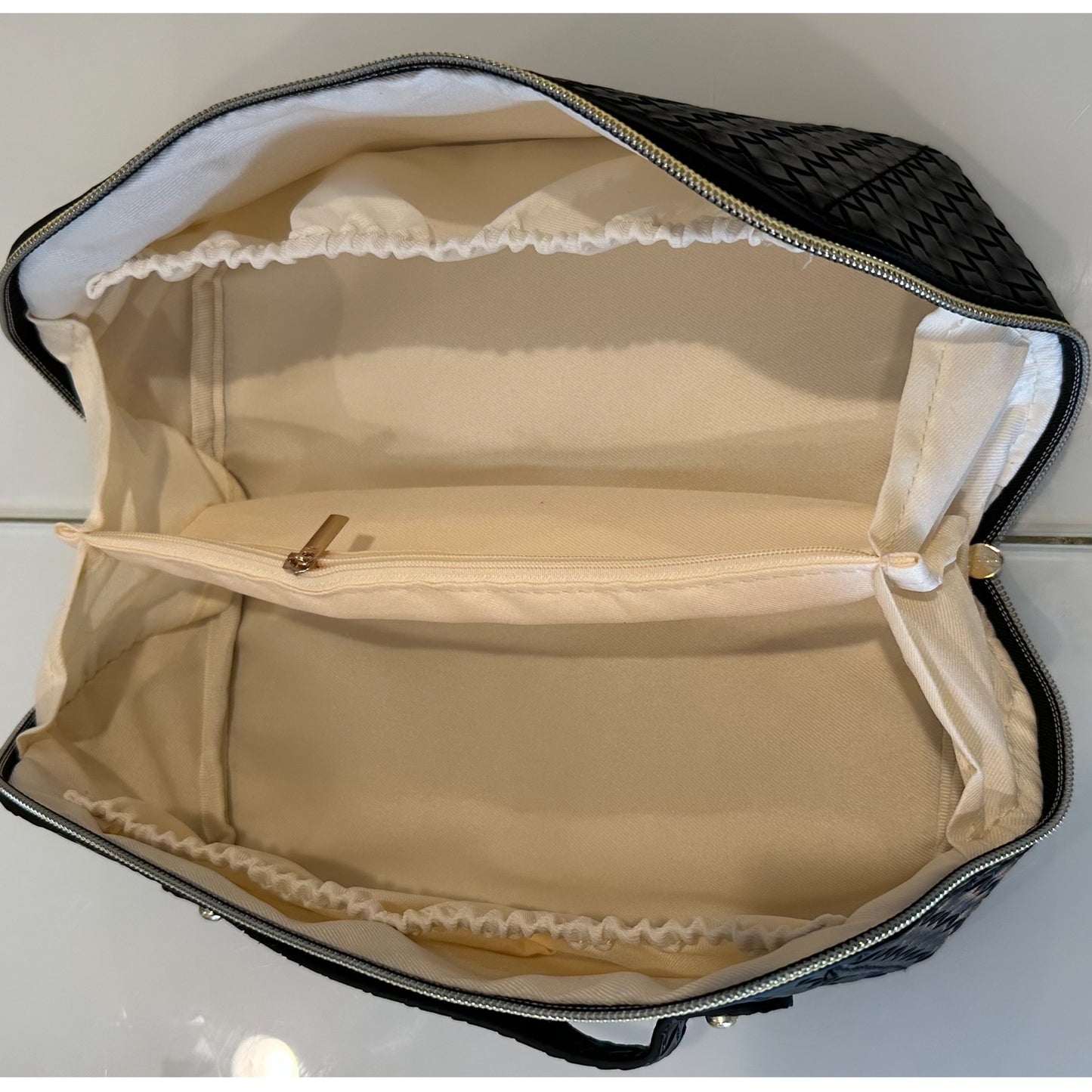 Oversized Flat Lay Cosmetic Bag