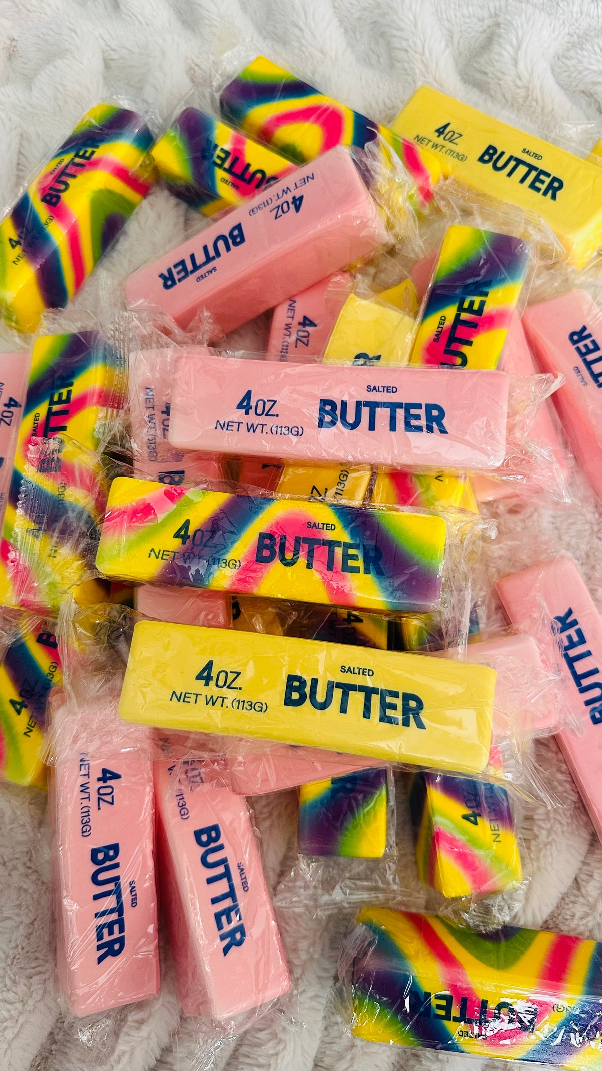 Squishy Toy - Rainbow Butter