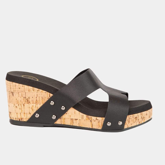 ALLYSON Cork Wedge Slide